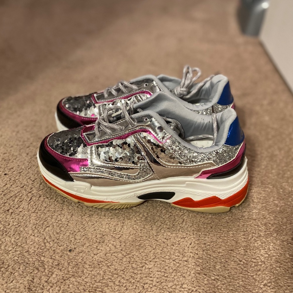 Sequin Trainer Sneaker